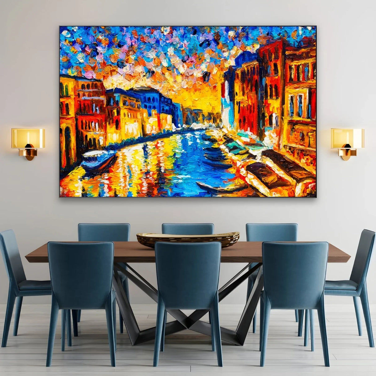Quadro Stampa su Tela Incontro di Luce - CupidoDesign