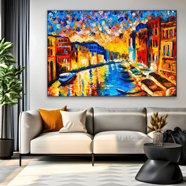 Quadro Stampa su Tela Incontro di Luce - CupidoDesign