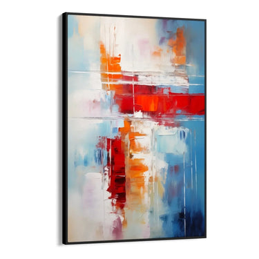 Quadro Stampa su Tela Incontro rosso - CupidoDesign