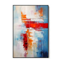 Quadro Stampa su Tela Incontro rosso - CupidoDesign