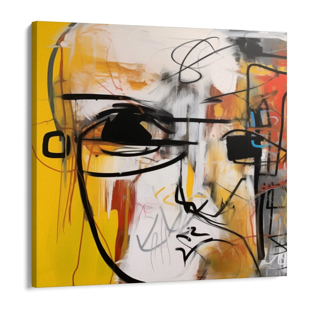 Quadro Stampa su Tela Indefinito Astratto - CupidoDesign