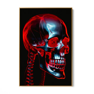 Quadro Stampa su Tela Indestructible Skull - CupidoDesign