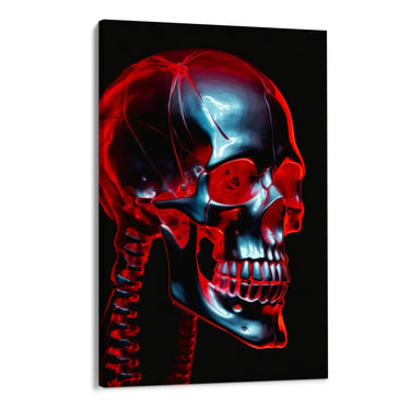 Quadro Stampa su Tela Indestructible Skull - CupidoDesign
