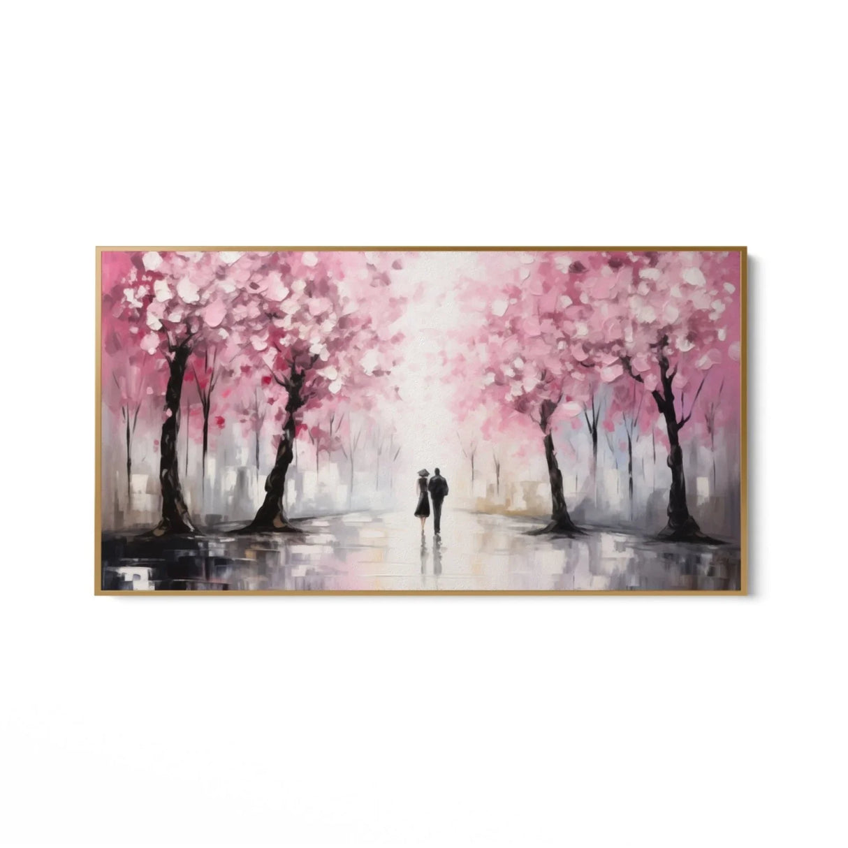 Quadro Stampa su Tela Insieme Delicatamente - CupidoDesign