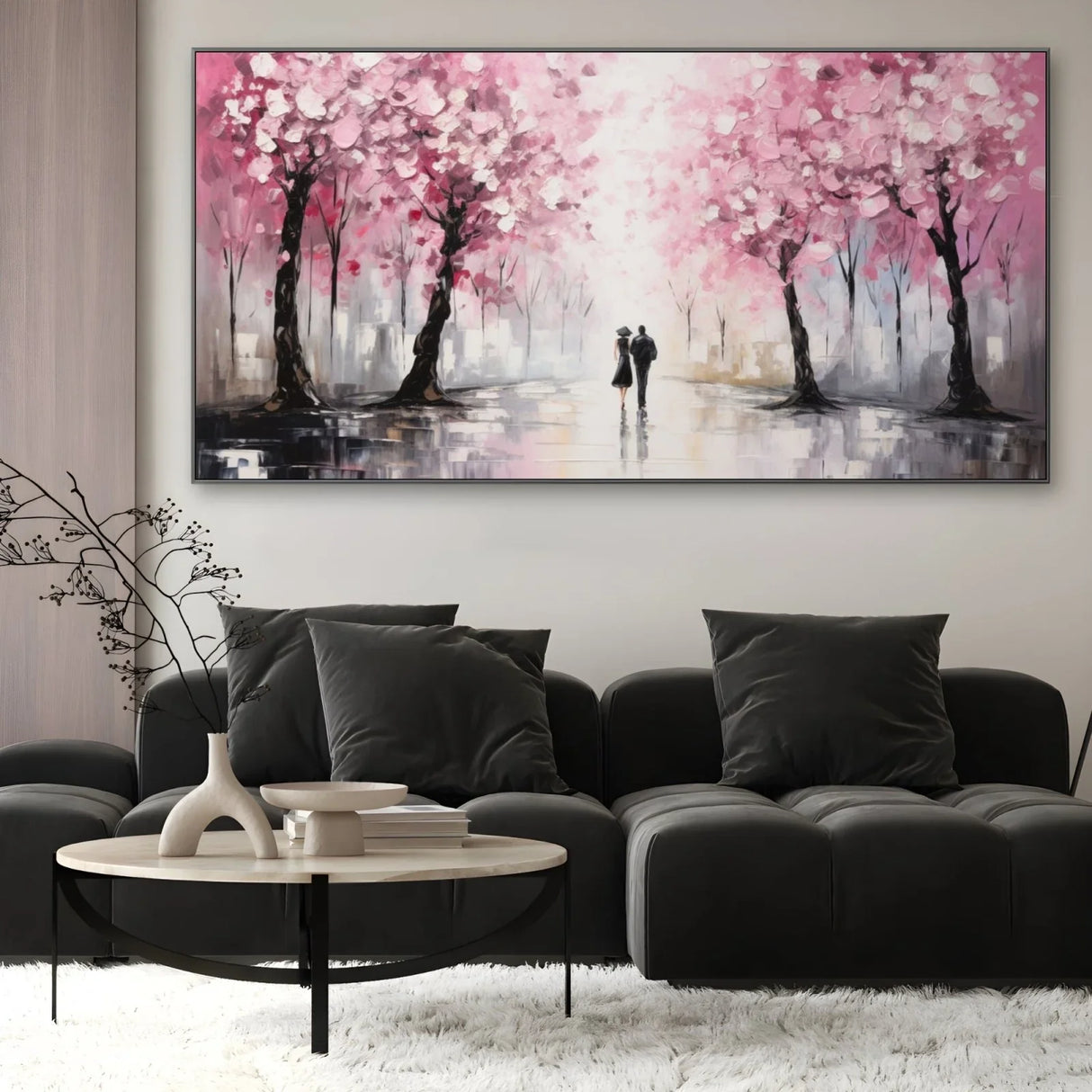 Quadro Stampa su Tela Insieme Delicatamente - CupidoDesign