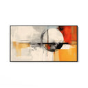 Quadro Stampa su Tela Intersezione di colori e forme - CupidoDesign