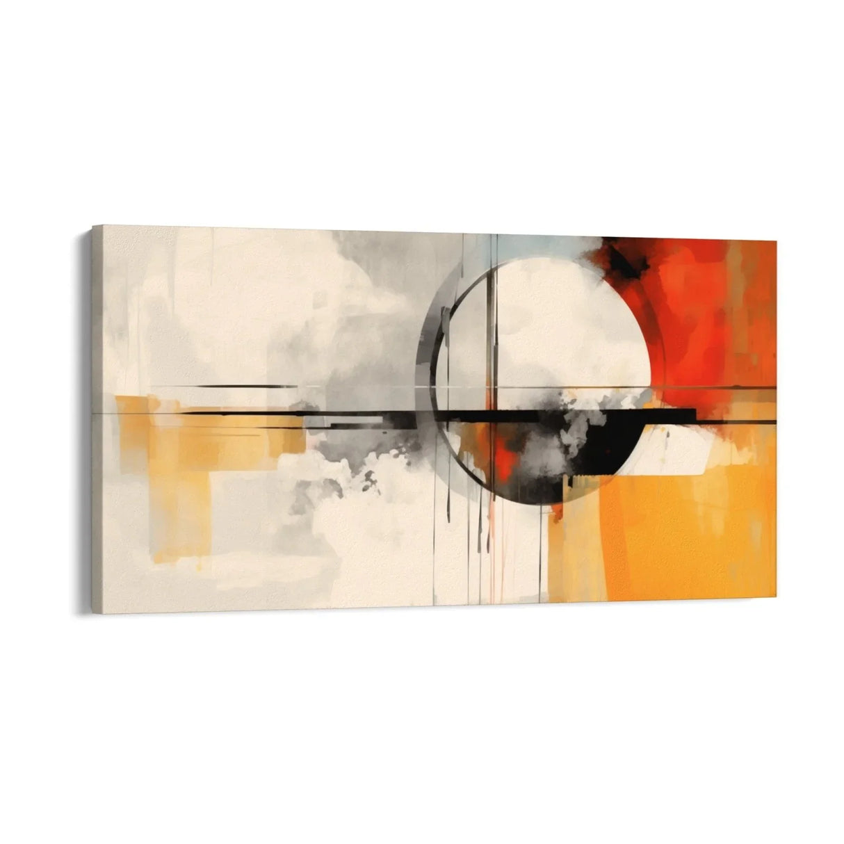 Quadro Stampa su Tela Intersezione di colori e forme - CupidoDesign
