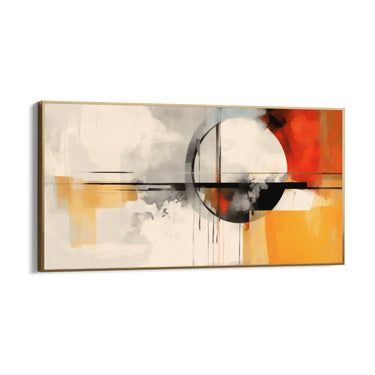Quadro Stampa su Tela Intersezione di colori e forme - CupidoDesign