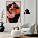 Quadro Stampa su Tela Intreccio di Cuori - CupidoDesign