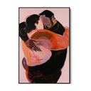 Quadro Stampa su Tela Intreccio di Cuori - CupidoDesign