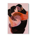 Quadro Stampa su Tela Intreccio di Cuori - CupidoDesign