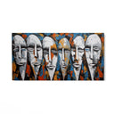 Quadro Stampa su Tela Introspezioni Mascherate - CupidoDesign