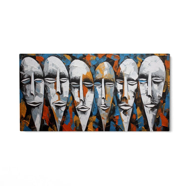 Quadro Stampa su Tela Introspezioni Mascherate - CupidoDesign