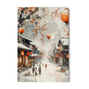 Quadro Stampa su Tela Inverno colorato - CupidoDesign