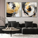 Quadro Stampa su Tela Iride dorata - CupidoDesign