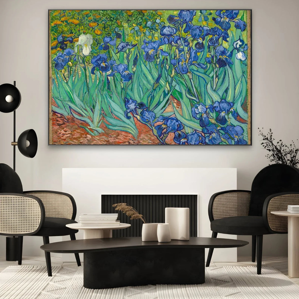 Quadro Stampa su Tela Irises 1889, Vincent Van Gogh - CupidoDesign