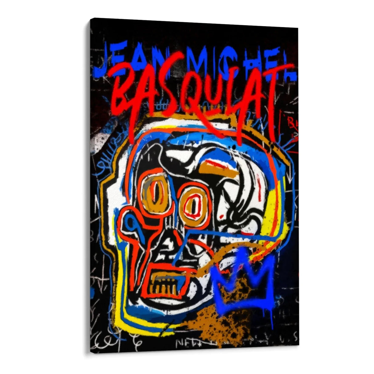 Quadro Stampa su Tela Jean Michel Basquiat Graffiti - CupidoDesign