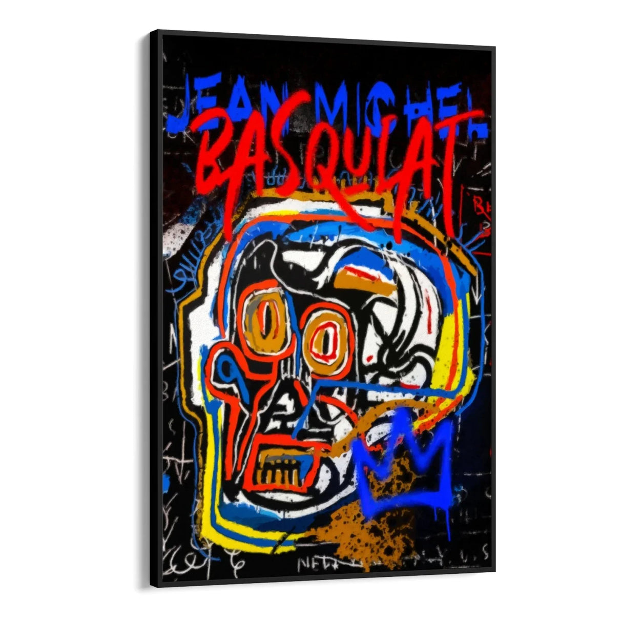 Quadro Stampa su Tela Jean Michel Basquiat Graffiti - CupidoDesign
