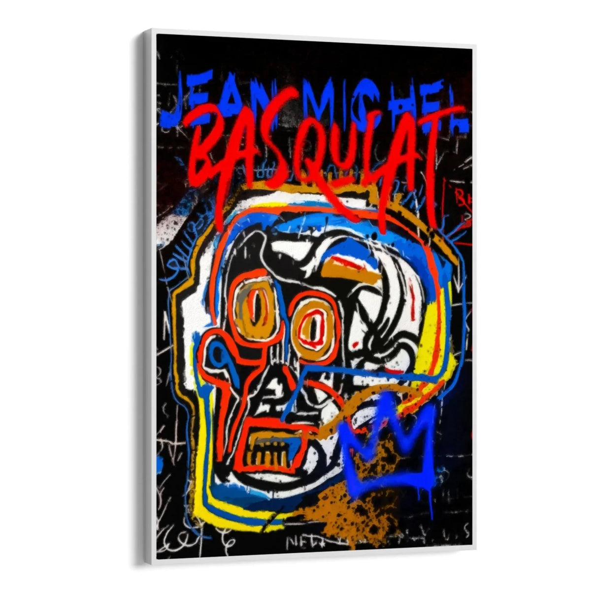 Quadro Stampa su Tela Jean Michel Basquiat Graffiti - CupidoDesign