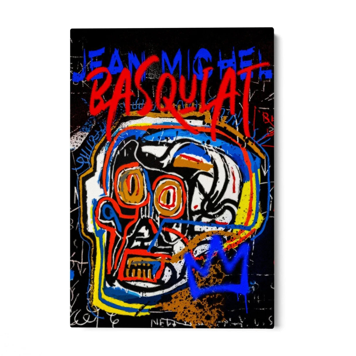 Quadro Stampa su Tela Jean Michel Basquiat Graffiti - CupidoDesign