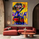 Quadro Stampa su Tela Jean Michel Basquiat Yellow - CupidoDesign