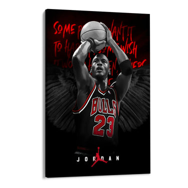 Quadro Stampa su Tela Jordan bulls 23 - CupidoDesign