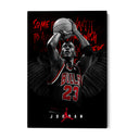 Quadro Stampa su Tela Jordan bulls 23 - CupidoDesign