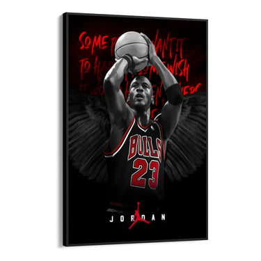 Quadro Stampa su Tela Jordan bulls 23 - CupidoDesign