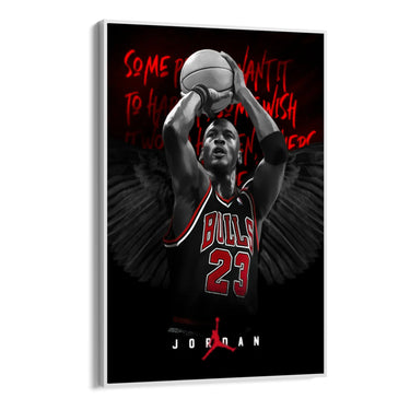 Quadro Stampa su Tela Jordan bulls 23 - CupidoDesign