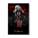 Quadro Stampa su Tela Jordan bulls 23 - CupidoDesign