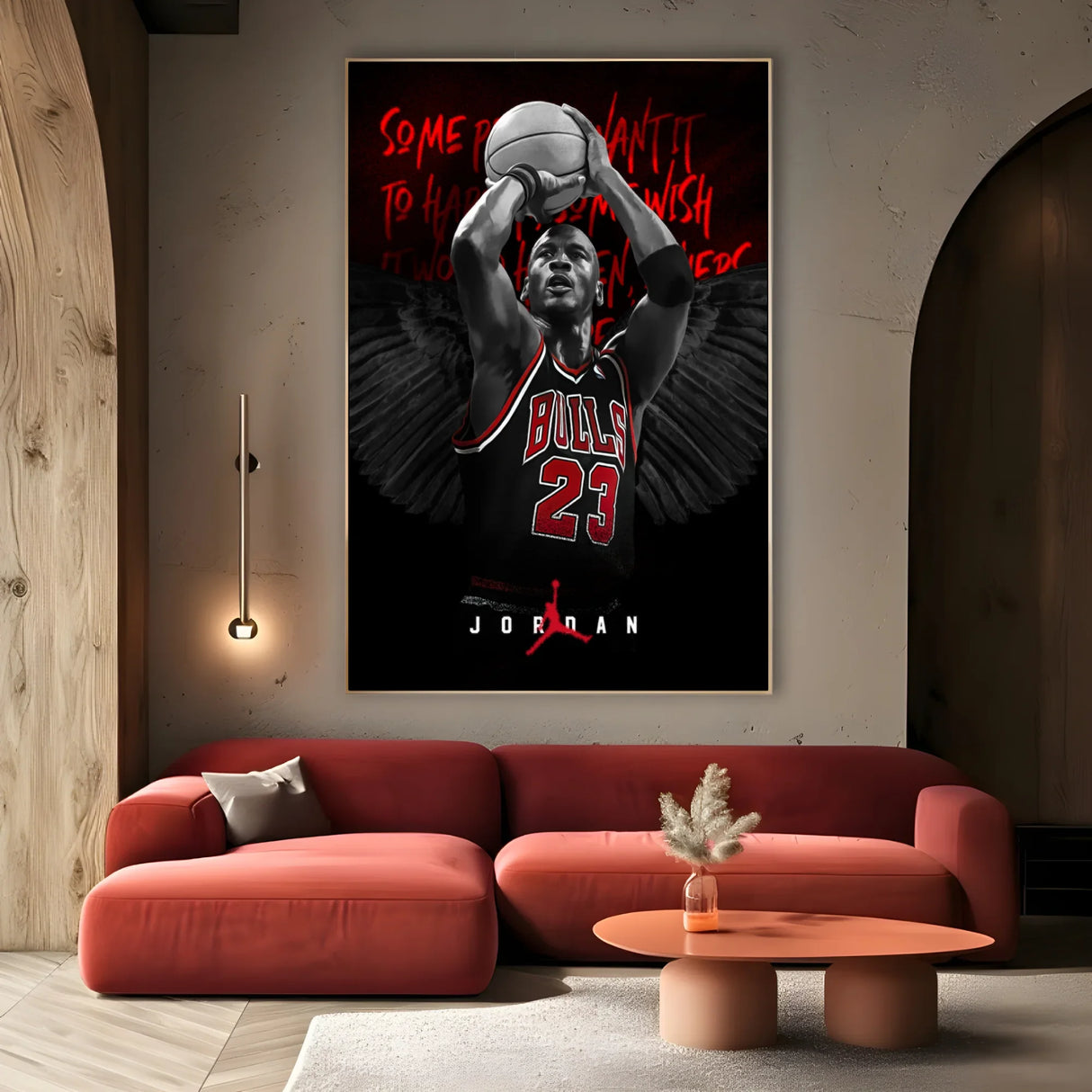 Quadro Stampa su Tela Jordan bulls 23 - CupidoDesign