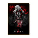 Quadro Stampa su Tela Jordan bulls 23 - CupidoDesign