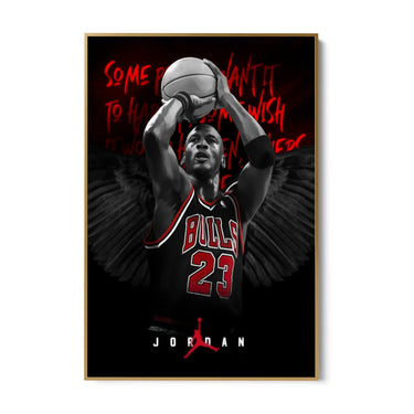 Quadro Stampa su Tela Jordan bulls 23 - CupidoDesign