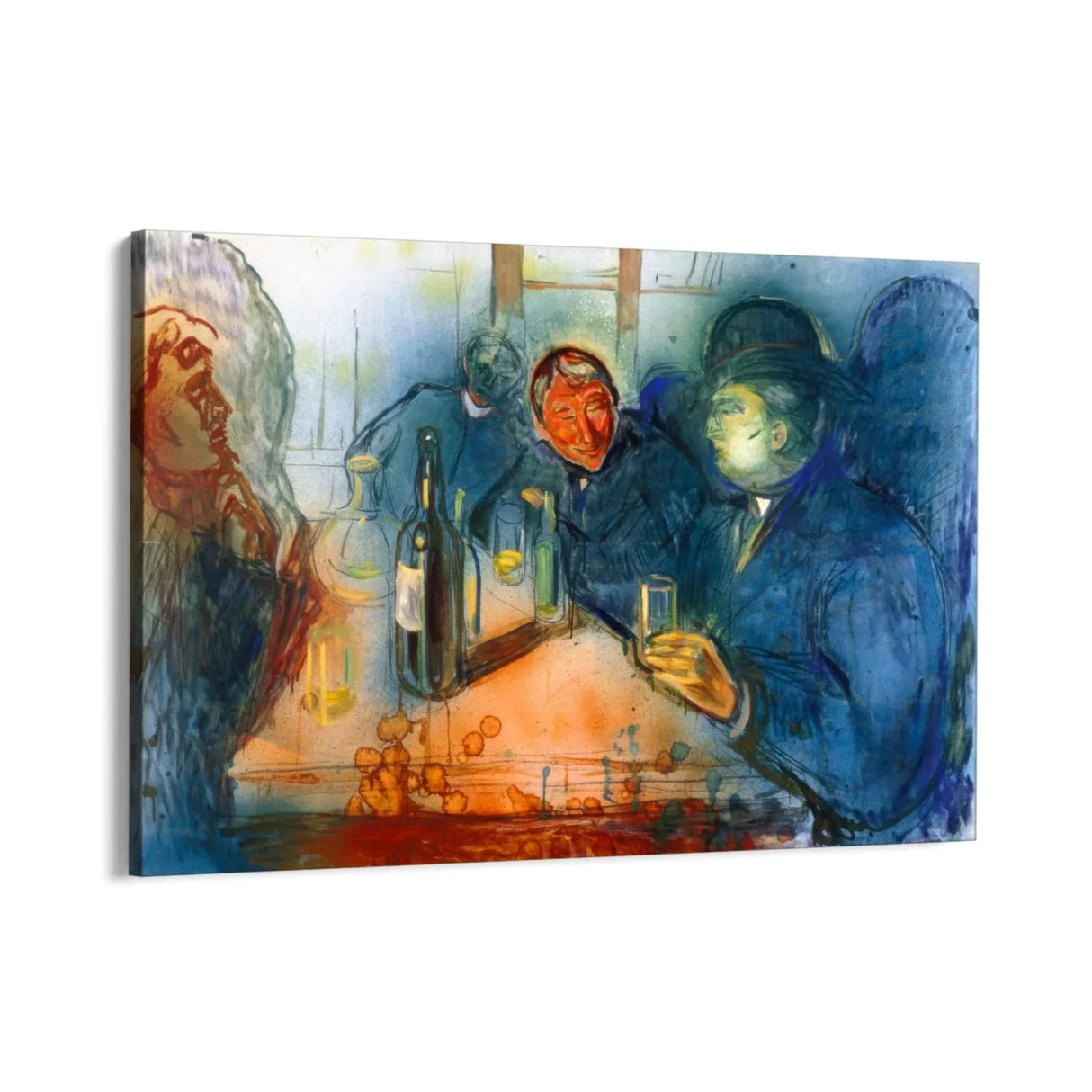 Quadro Stampa su Tela Kristiania Bohémien, Edvard Munch - CupidoDesign