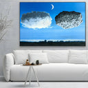 Quadro Stampa su Tela La battaglia delle Argonne, René Magritte - CupidoDesign