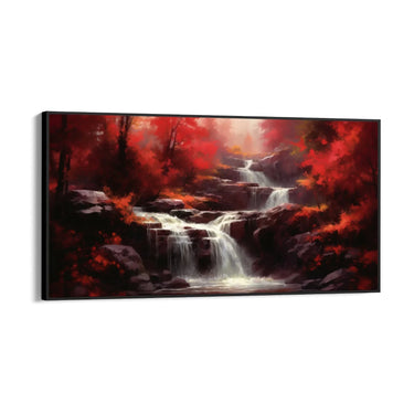 Quadro Stampa su Tela La Cascata Segreta - CupidoDesign