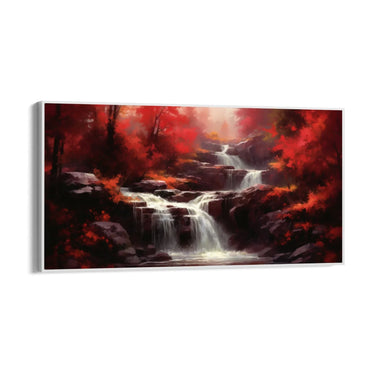 Quadro Stampa su Tela La Cascata Segreta - CupidoDesign