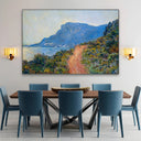 Quadro Stampa su Tela La Corniche vicino Monaco, Claude Monet - CupidoDesign