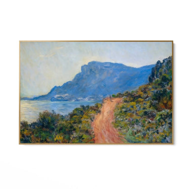 Quadro Stampa su Tela La Corniche vicino Monaco, Claude Monet - CupidoDesign