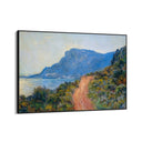 Quadro Stampa su Tela La Corniche vicino Monaco, Claude Monet - CupidoDesign