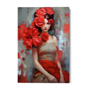 Quadro Stampa su Tela La Dama delle Rose - CupidoDesign