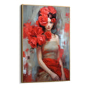 Quadro Stampa su Tela La Dama delle Rose - CupidoDesign