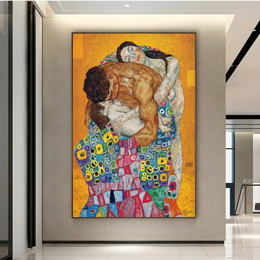 Quadro Stampa su Tela La Famiglia, Klimt - CupidoDesign