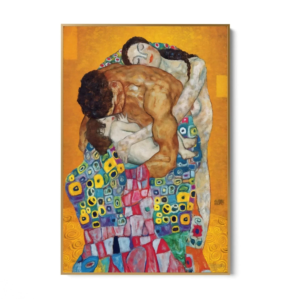 Quadro Stampa su Tela La Famiglia, Klimt - CupidoDesign