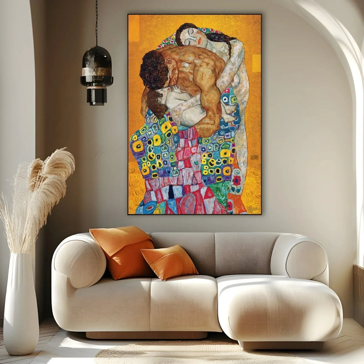 Quadro Stampa su Tela La Famiglia, Klimt - CupidoDesign