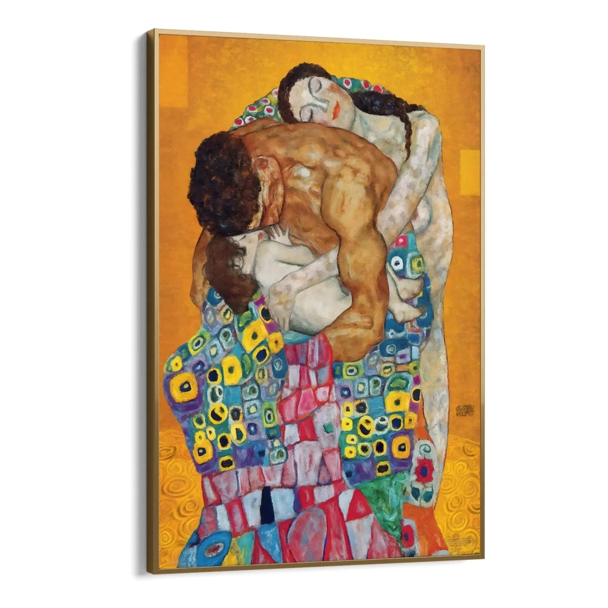 Quadro Stampa su Tela La Famiglia, Klimt - CupidoDesign