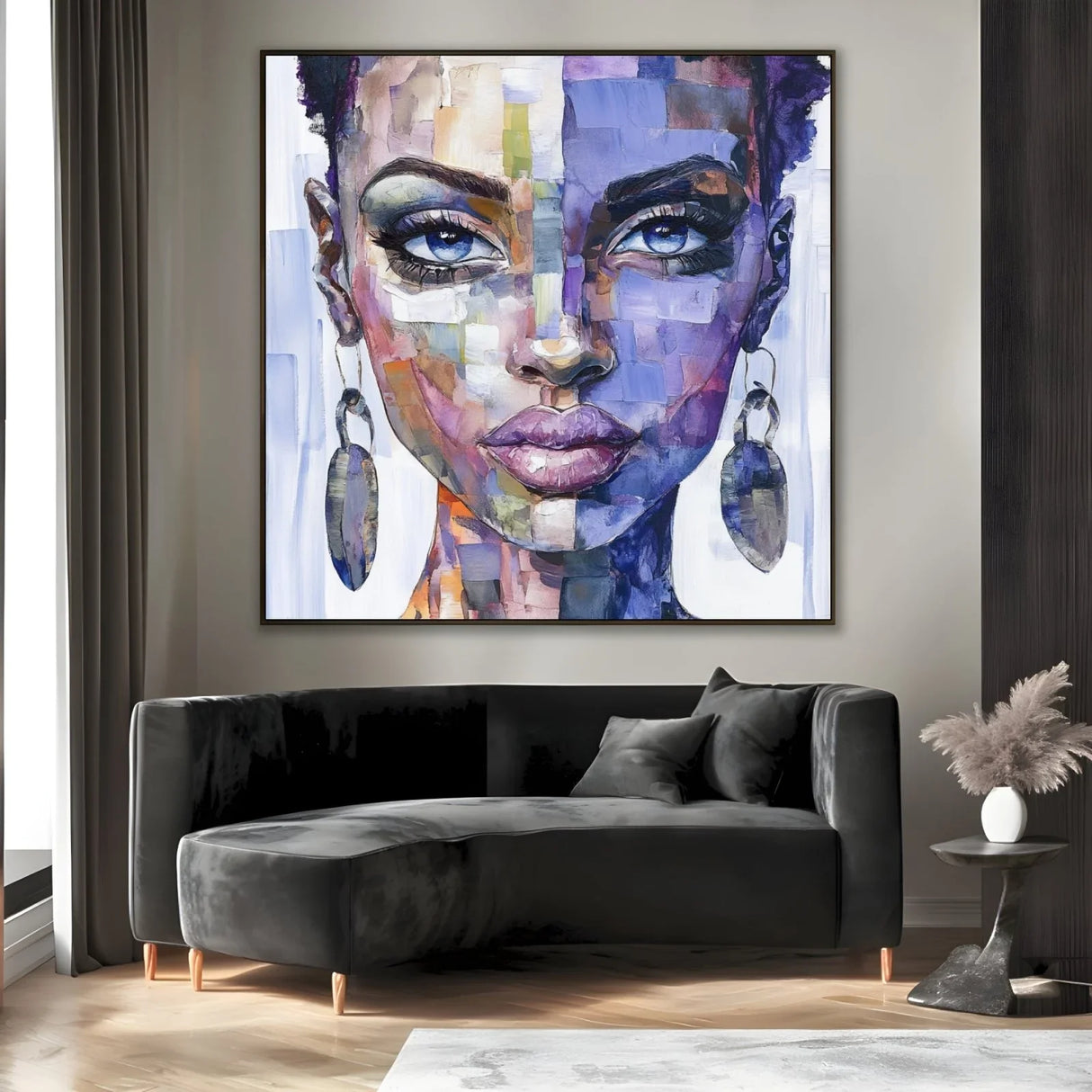Quadro Stampa su Tela La finestra dell’anima - CupidoDesign