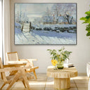 Quadro Stampa su Tela La gazza, Claude Monet - CupidoDesign