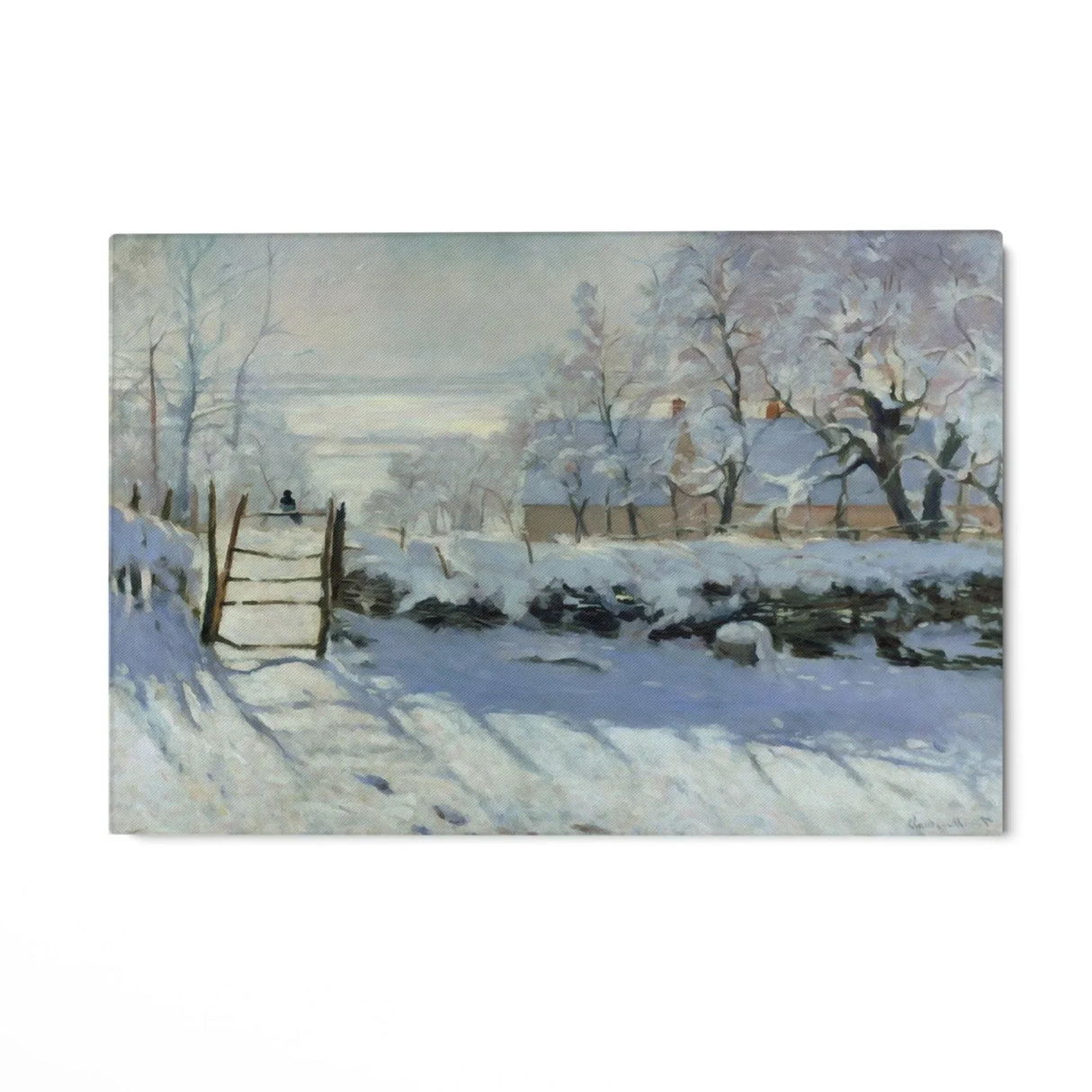 Quadro Stampa su Tela La gazza, Claude Monet - CupidoDesign