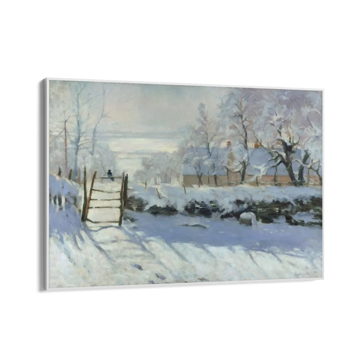 Quadro Stampa su Tela La gazza, Claude Monet - CupidoDesign